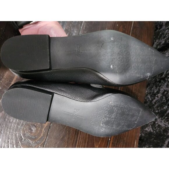 NEW Linea Paolo Mabel Black Pointed Toe Loafers/Sz. 4M - Picture 9 of 9